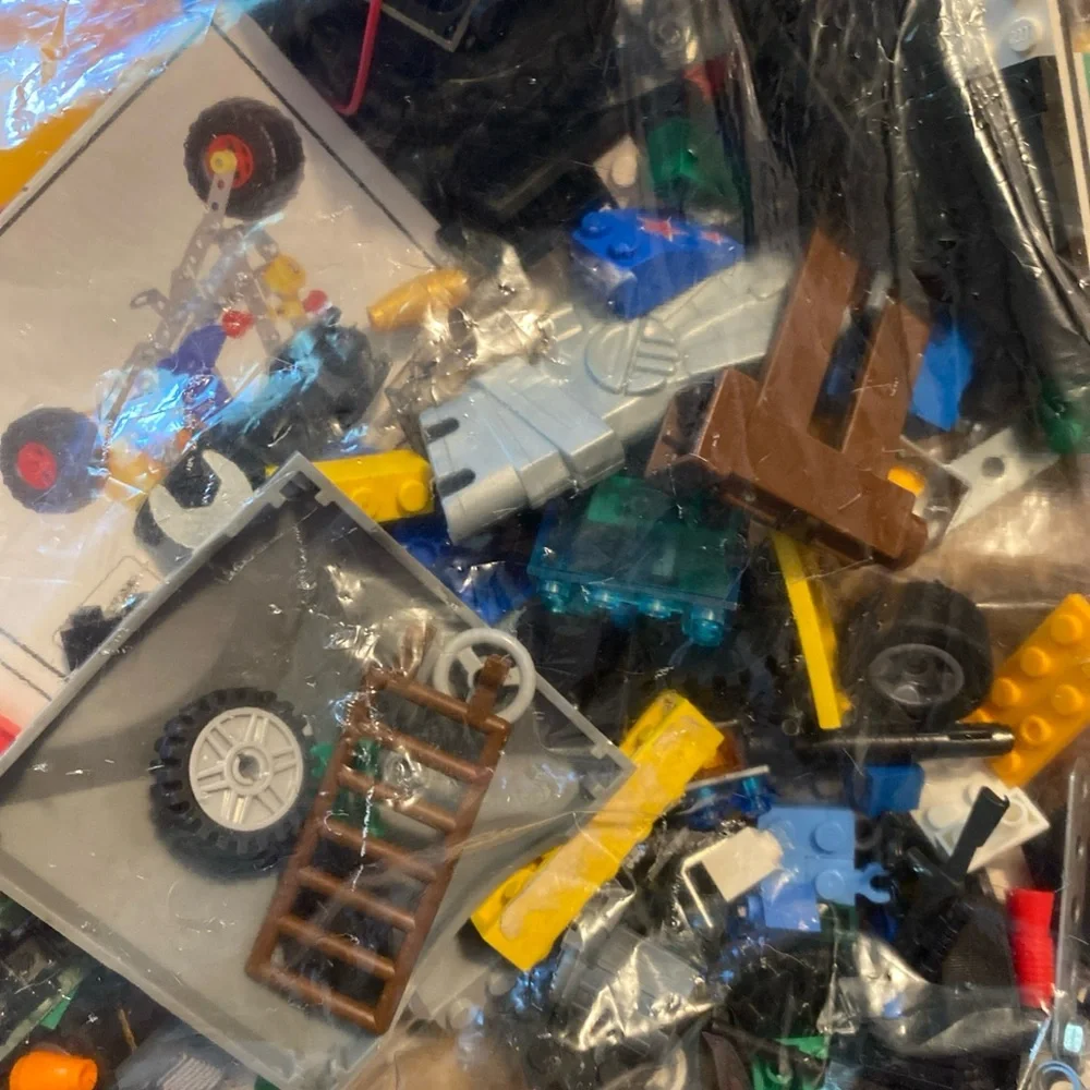 Lego Building Set Classic Blocks box + random Lego pieces